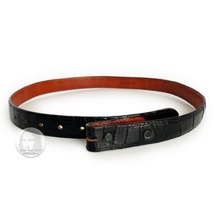 Vintage Alligator Belt Strap by Flemings of Buckhead Size 28 Made in USA